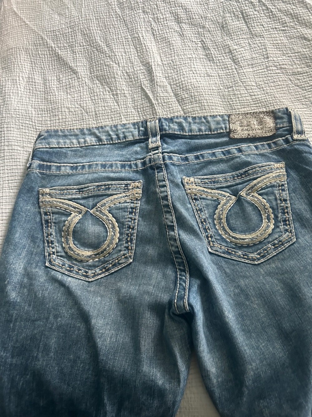 Big Star Light Blue Washed Denim Jeans